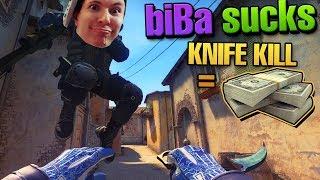 biBa sucks #99 - KNIFE KILL = 10 EURO  ͡° ͜ʖ ͡°