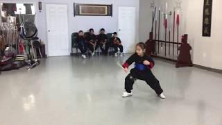 Nikki Levu - 6 yrs old - Kids Kung Fu Nunchaku form