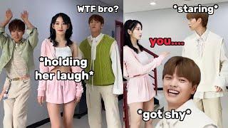 Sungjae got so shy because of Sakura ft. Kkura funny interaction with BTOB