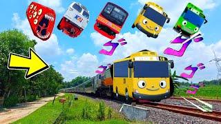 Tebak gambar kereta api panjang menikung berubah jadi train eater joget ala ala ajojing