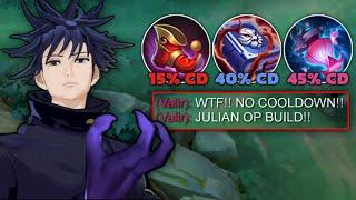 WHEN GLOBAL JULIAN ABUSE THIS NEW COOLDOWN BUILD IN SOLO RANKED GAME must try - Mobile Legends