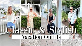 Stylish Vacation Outfit Ideas - Fashion Over 40