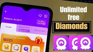 Free Diamonds  Coins  How to get free unlimited Diamonds in Chamet App me Free Diamonds kaise le