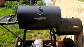 Jamestown Charton Smoker Barbecue With Two Grill Surfaces Inch