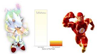 Sonic vs The Flash - Power Levels Comparison
