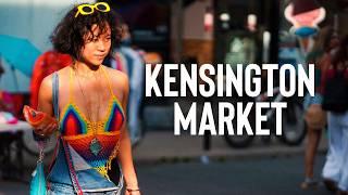 Kensington Market in 4K Toronto Ontario Canada  Pedestrian Sundays