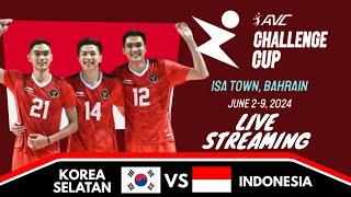 LIVE AVC CHALLENGE CUP KOREA SELATAN VS INDONESIA