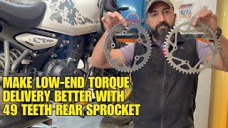 Himalayan 450s Low-End Torque Delivery Improved With 49 Teeth Rear Sprocket