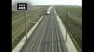 Kereta Listrik TGV Tahun 2007 Tercepat Record 5748 km Per jam