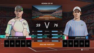 MUTUA MADRID OPEN R1 Sinner Tennis World Tour 2