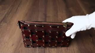 Full-Grain Leather Clutch Purse Shoulder Bag - Gone Girl  Time Resistance Official Video