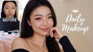 무쌍 메이크업 MONOLIDHOODED EYE DAILY MAKEUP TUTORIAL  2024 UPDATE