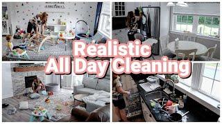 Realistic Daily Clean With Me 2022 All Day Cleaning Motivation SAHM Momlife