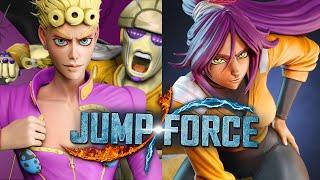 JUMP FORCE Season 2 - Giorno Giovanna and Yoruichi Datamined