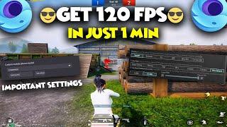 HOW TO GET 120 FPS PUBG MOBILE 3.2 EMULATOR PC GAMELOOP 2024 