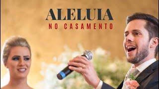 Noivo e padrinhos cantam ALELUIA Hallelujah - Casamento Lucas Berton e Patrícia Devens