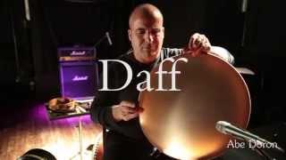 Frame Drum Basics -  Lesson by Abe Doron  Daff  Tar Drum