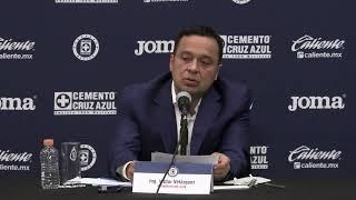 Presentación  Diego Aguirre  Director Técnico de Cruz Azul.