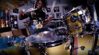 Thomas Pridgen plays DW Drums 100% GoPro