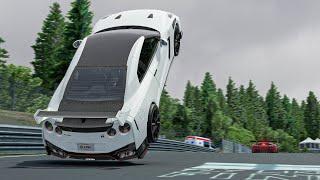 Recreated The Nürburgring accident in BeamNG Drive  Gran Turismo  CLIP