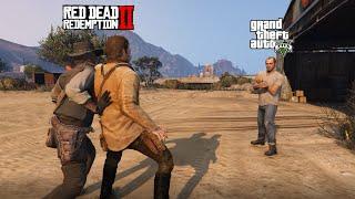 John & Arthurs Last Score - A Visit To The Future  RDR2 Meet GTA5