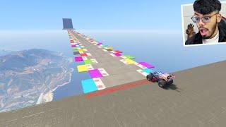 Only 1% Bodybuilders Can Win This Impossible Car Parkour Race in GTA 5