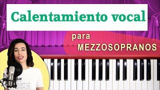 Ejercicios de vocalización para MEZZOSOPRANOS y CONTRALTOS. MEJOR CALENTAMIENTO vocal. Natalia Bliss