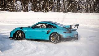 Porsche go CRAZY at Ice Race Austria Powerslide Lover Snow drifting and more