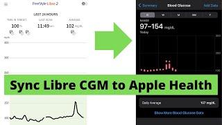 Sync Libre Freestyle 123 CGM Data to Apple Health via LibreLinkUp