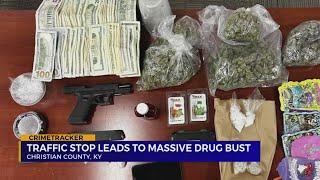 Traffic stop leads to massive drug bust in KY