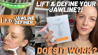 LAB JAWLINE DEFINER  Does this Neck Lifting & Firming device work to improve jowls? 3 week test.