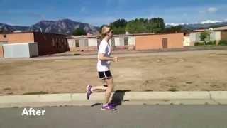 Knee Pain Gone Running Form Before and After