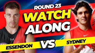 ESSENDON vs SYDNEY  Round 23 2024 LIVE AFL Watchalong