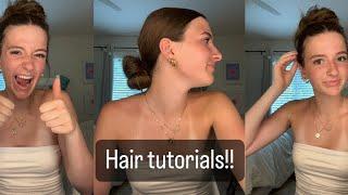 Hair tutorials