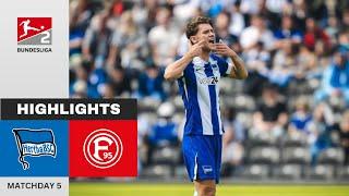 Hertha BSC vs Fortuna Düsseldorf 0-2  Highlights  MD 5 202425