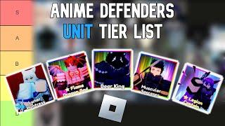 Anime Defenders Update 4.5 Unit Tier List