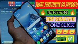 MI NOTE 8 PRO FRP REMOVE UNLOCKTOOL  JUST MINUTES 