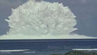 Underwater Wahoo atomic bomb explosion of 1958