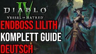 Diablo 4 - Endboss Lilith Komplett Guide auf Deutsch  Echo des Hasses  Prächtiger Funke bekommen