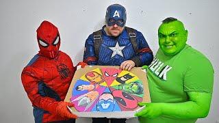 I Eat Superheroes Pizza Cut