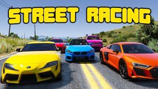Street Racers VS Cops In GTA 5 RP
