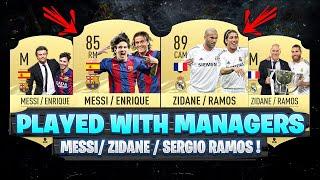 FOOTBALLERS Who Played With Their MANAGERS  ft. Messi Ramos Zidane... etc