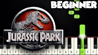 Theme from Jurassic Park  BEGINNER PIANO TUTORIAL + SHEET MUSIC by Betacustic