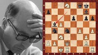 The Immortal Losing Game - Brief commentary #56 - Bogdan Sliwa vs David Bronstein - 1957 - Amazing