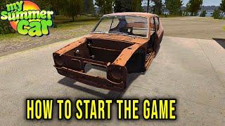 HOW TO START THE GAME IN 2024 - THE BEST WAY AFTER UPDATES - My Summer Car #329  Radex