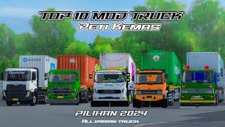 SHARE 10 MOD BUSSID TRUCK TRAILER PETI KEMAS 40FT