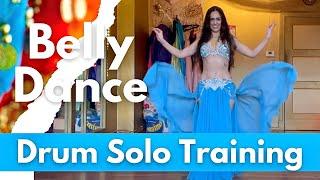Isabella Belly Dance Drum Solo Training - Party Dembow