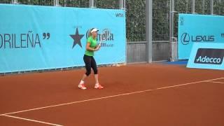 Caroline Wozniacki training in Madrid Open 2011