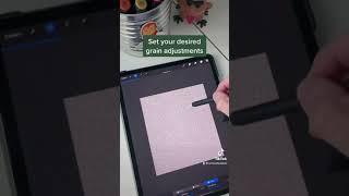 Easy way to add grain to your procreate art