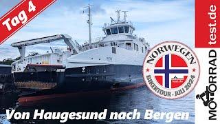 Motorrad-Tour Norwegen  Tag 4 Von Haugesund nach Bergen
